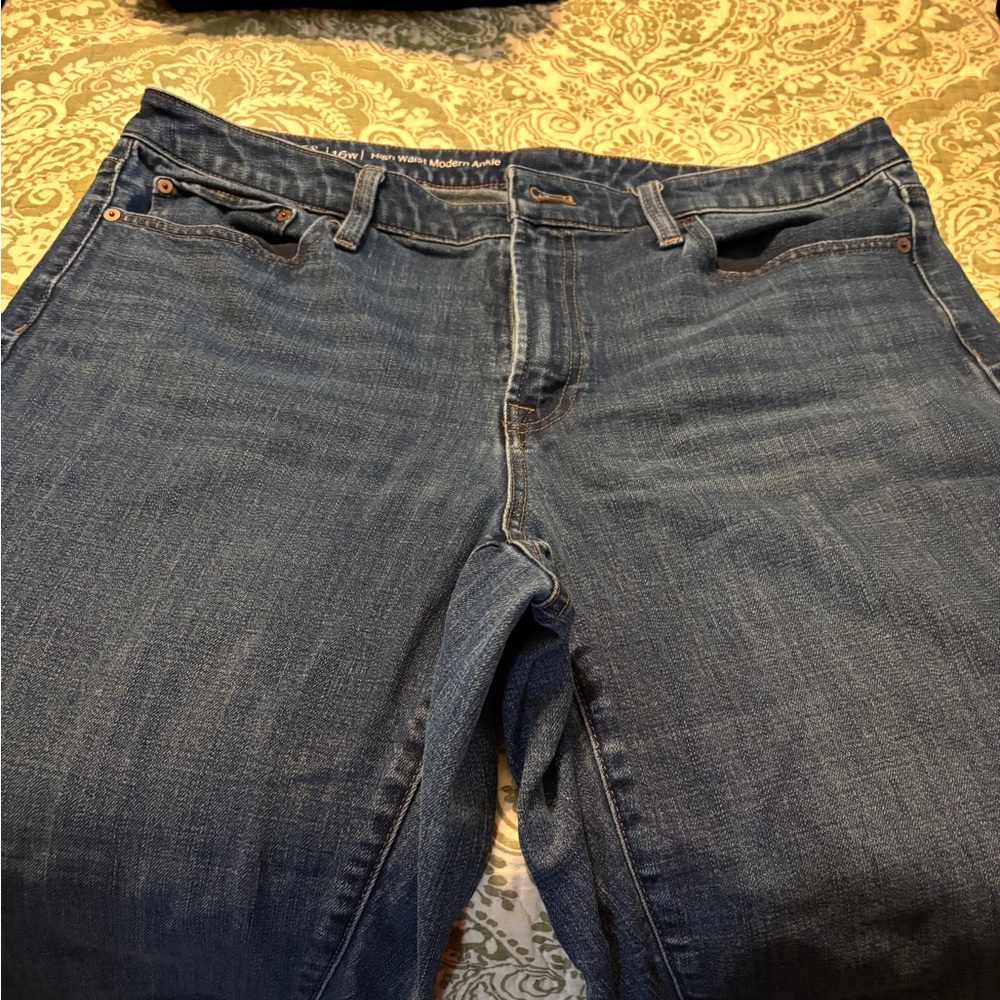 Talbots Blue Relaxed Fit Jeans Classic Denim Style